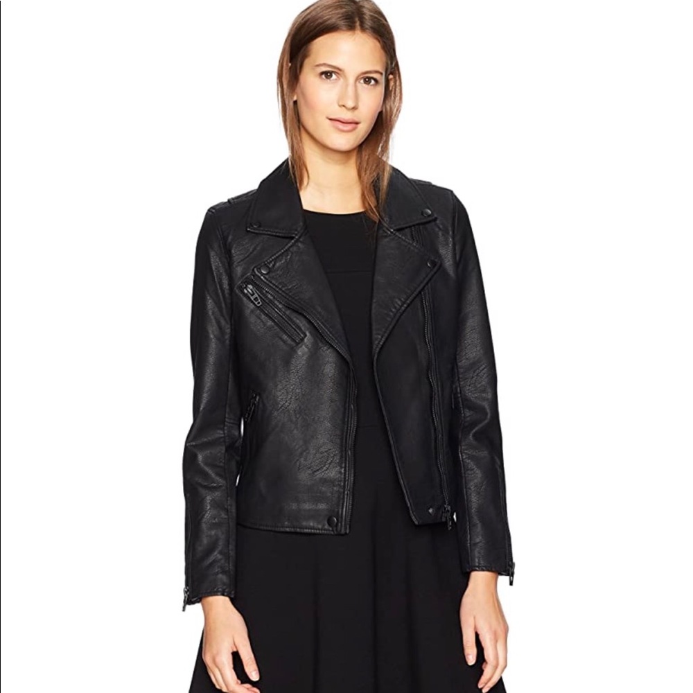 Blank NYC Faux Leather Moto Jacket